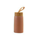 Borraccia termica in acciaio da 280 ml, effetto legno – dettaglio 6