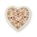 Segna appunti cuore tess fiori