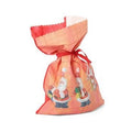 Sacchetto grande in tessuto Babbo Natale, 46x66 cm (kit da 10)