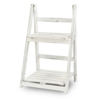 Scaffalino in legno 2 piani, 41x31x66 cm