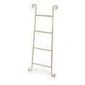 Scala a 4 pioli in ferro oro (kit da 3)