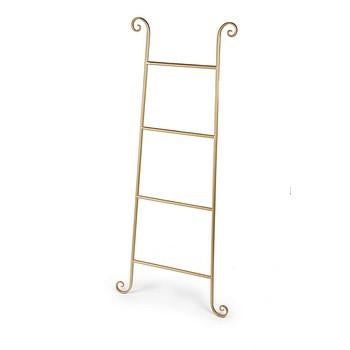 Scala a 4 pioli in ferro oro (kit da 3)