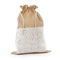 Sacco in juta con pizzo, 50H70 cm (kit da 5)