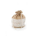 Sacco per panettone in juta con pizzo (kit da 10)