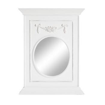 Specchio legno bianco, 60x5x80 cm