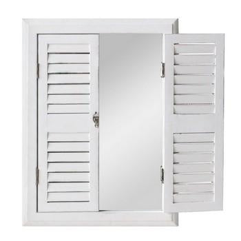 Specchio finestra bianco, 40x2x54 cm