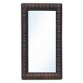 Specchio cornice legno scanelli medio