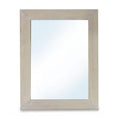 Specchio rettangolare in legno naturale, 60x80 cm