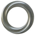 Specchio tondo aspirale argento, Ø94 cm