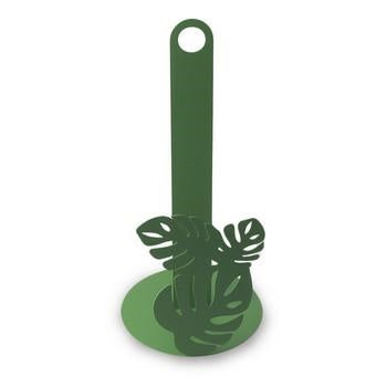 Portarotolo da cucina con foglia verde, Ø15H33 cm (kit da 3)
