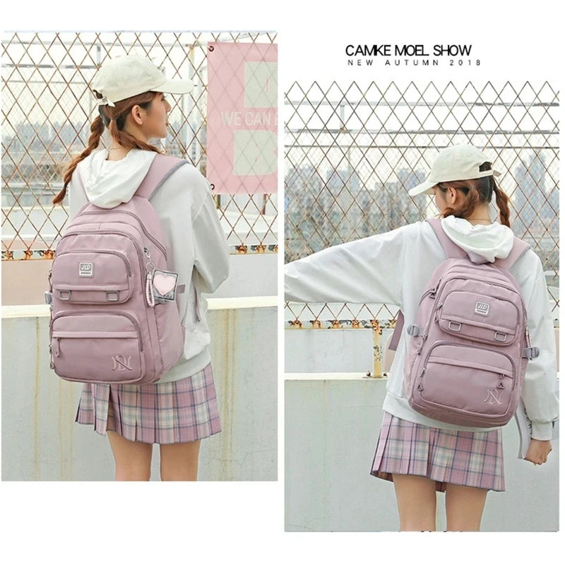 Zaino scuola per ragazze, 44 cm di altezza, vari modelli e colori – dettaglio 5