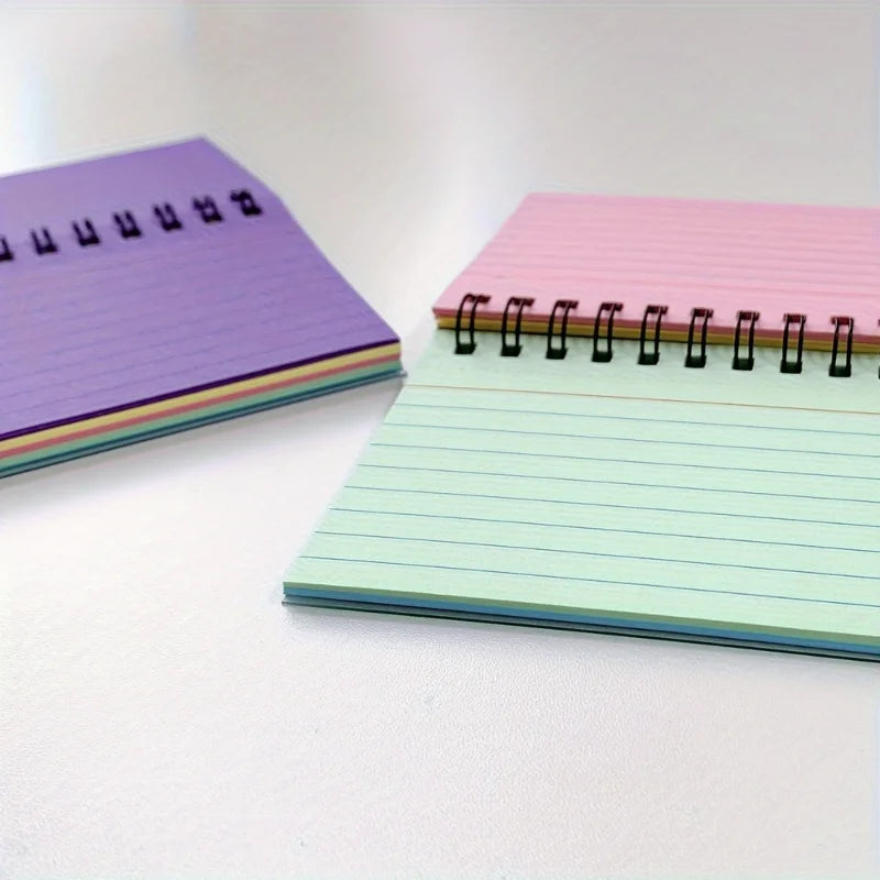 Blocco note a spirale con fogli strappabili colorati – foto 3