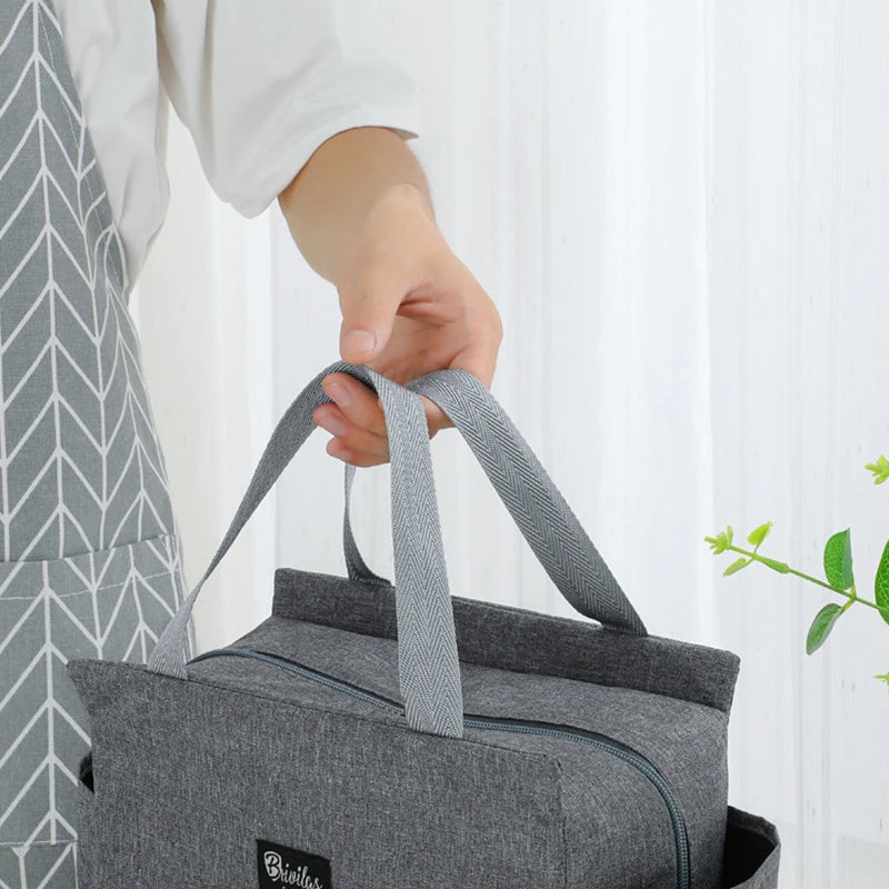 Borsa Termica Porta Pranzo con Doppia Tasca Isolata
