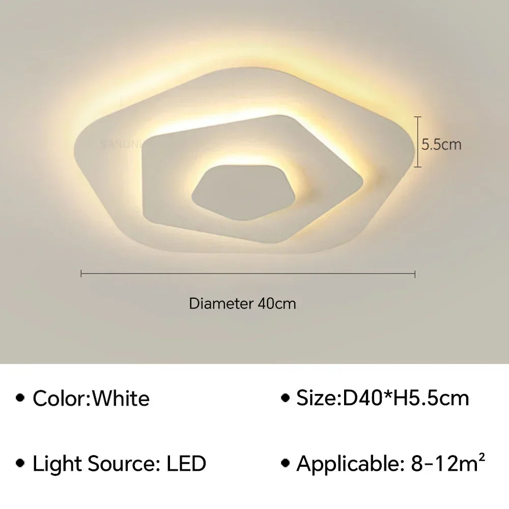 Lampadario moderno a soffitto a LED per soggiorno, sala da pranzo, camera da letto, bambini, sala studio, corridoio, decorazioni per la casa, apparecchio di illuminazione