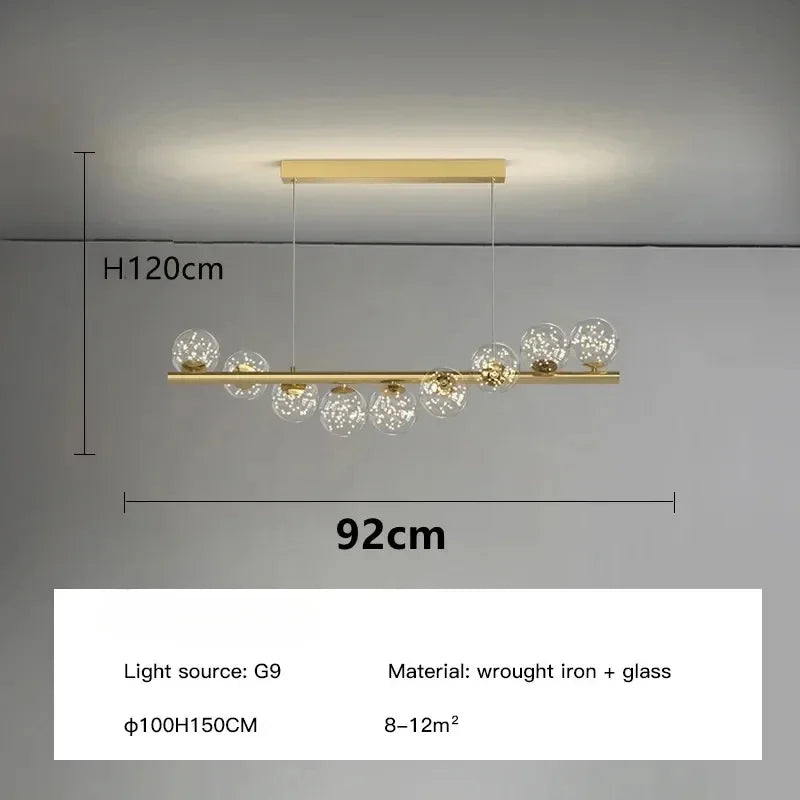 Lampadario a soffitto nordico per soggiorno cucina lampada da ufficio apparecchio di illuminazione a – foto 12