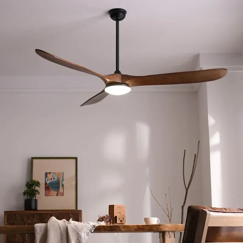 Ventilatore da soffitto in legno da 52 a 88 pollici, motore DC – dettaglio 2