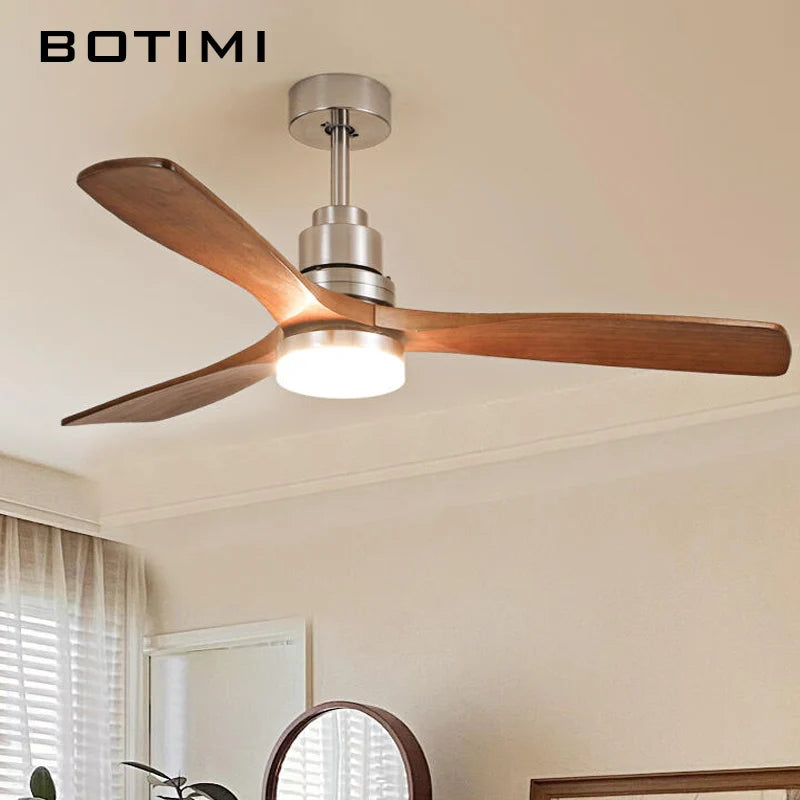 BOTIMI 42 Ventilatore da soffitto da 52 pollici con luci per soggiorno Telecomando Ventilateur de plafon – foto 2