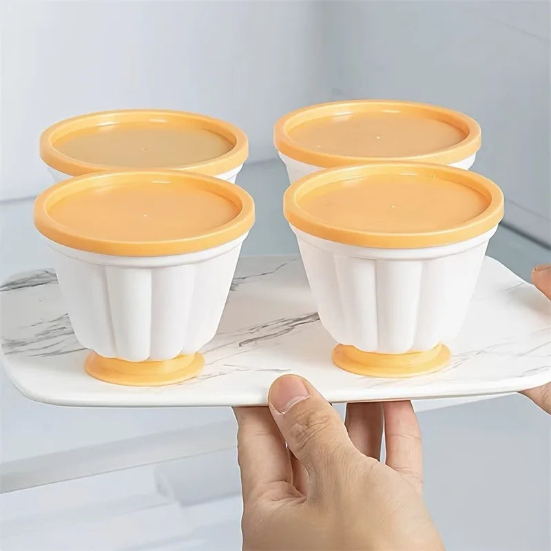 Set di 4 Stampi per Budino e Torte Mousse