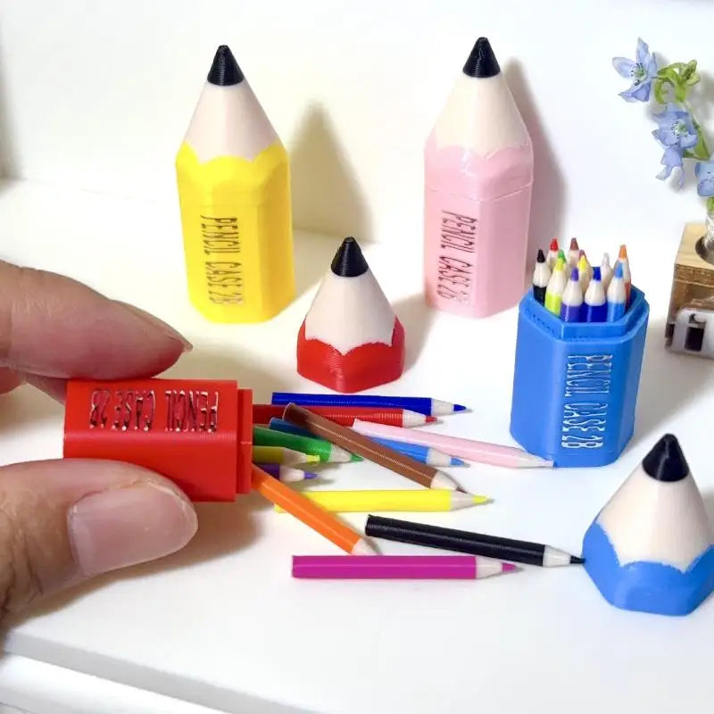 Mini matite in miniatura per casa delle bambole, 10 o 12 pezzi – foto 2