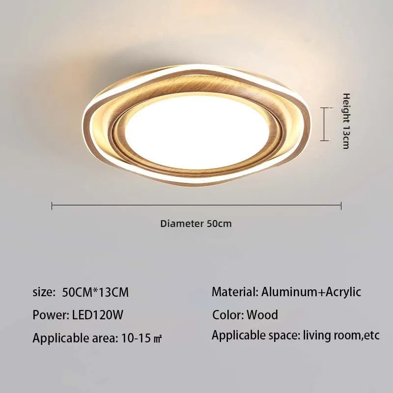 Ventilatore da soffitto moderno senza lama con lampada da soffitto rotonda senza paletta per camera da letto – foto 7