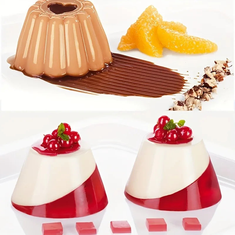 Set di 4 Stampi per Budino e Torte Mousse