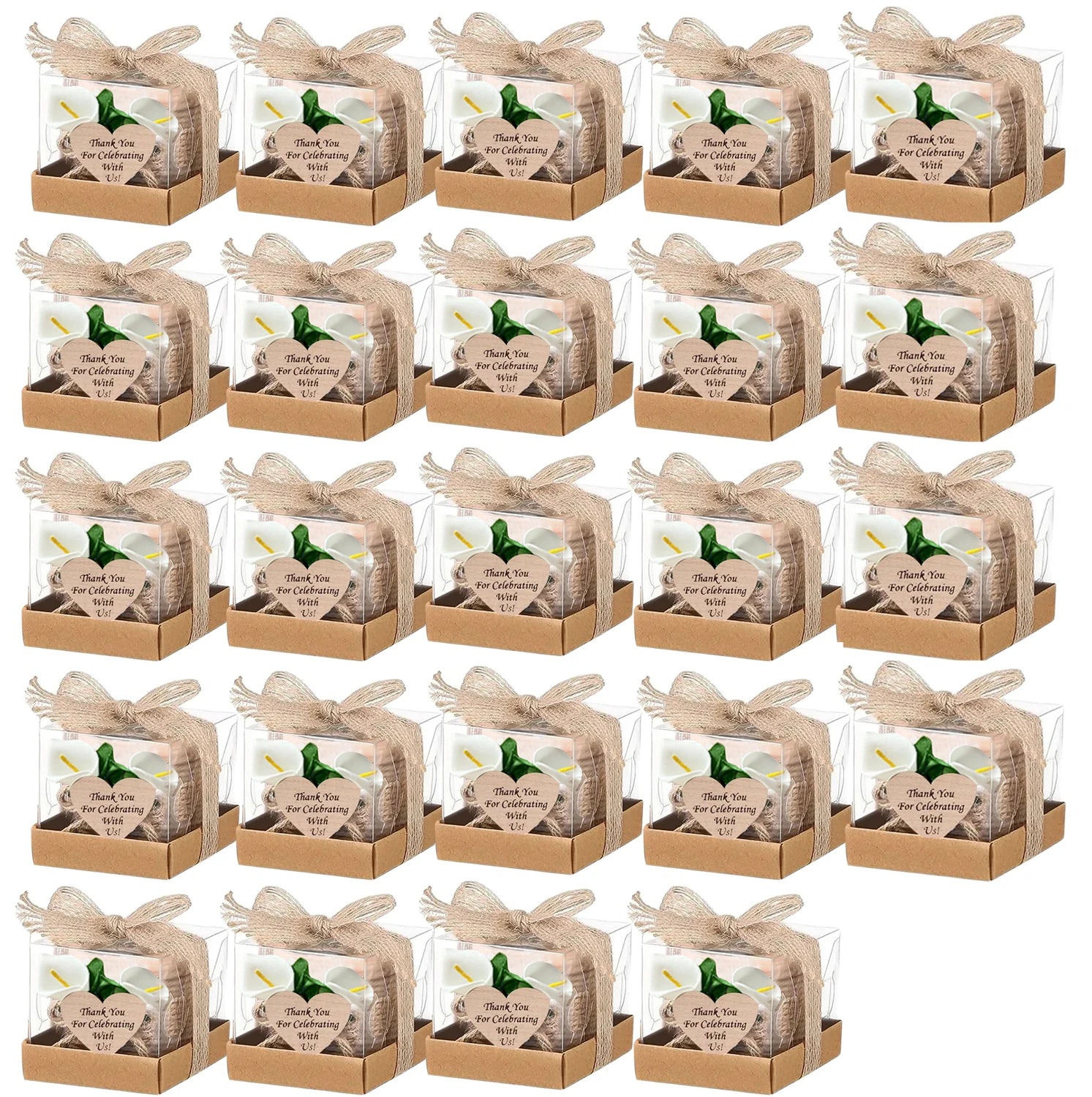 Portacandele tealight in legno, set da 6, 12 o 24 pezzi – dettaglio 7
