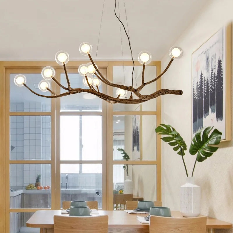 Lampadario a rami LED, da 8 a 20 luci o applique – dettaglio 4