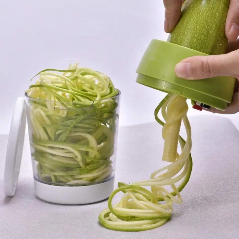 Tagliaverdure manuale a spirale per carote e zucchine – dettaglio 2
