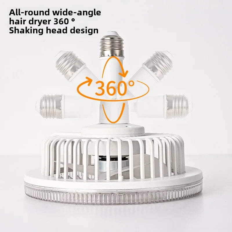 Ventilatore da soffitto LED con attacco E27 e telecomando – dettaglio 3