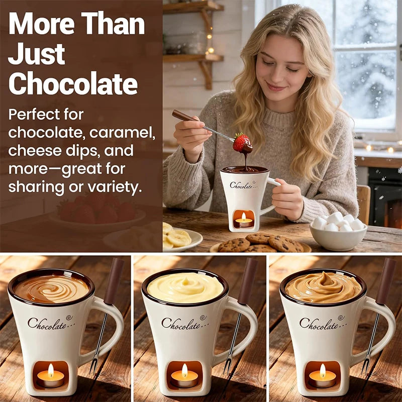 Tazza riscaldante per fonduta al cioccolato, 130 ml – dettaglio 3