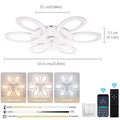 Ventilatore da soffitto con luce, 6 velocità e app – dettaglio 6