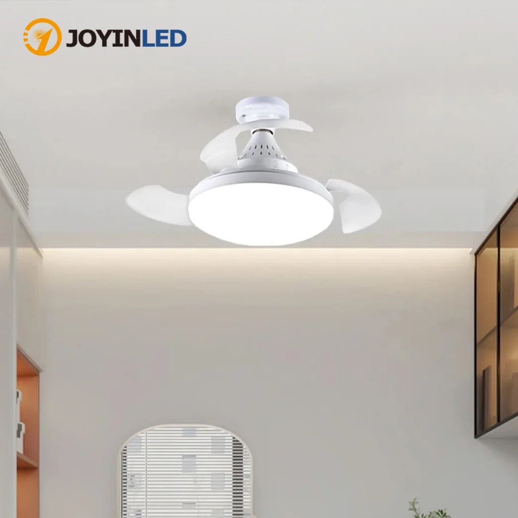 Ventilatore da soffitto con pale retrattili e luce dimmerabile