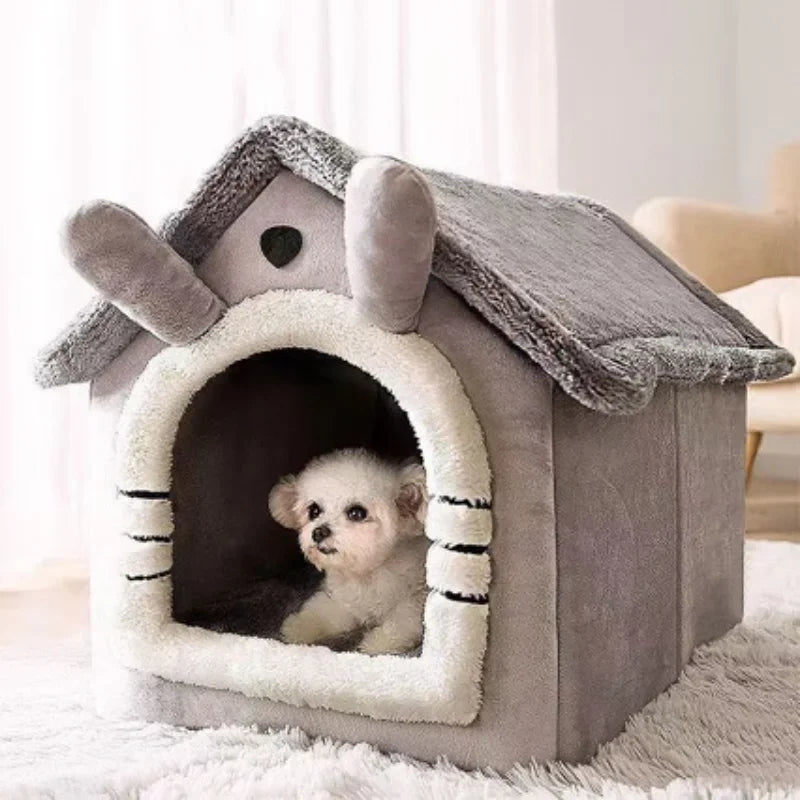 Casetta cuccia smontabile e lavabile per cani e gatti – dettaglio 1