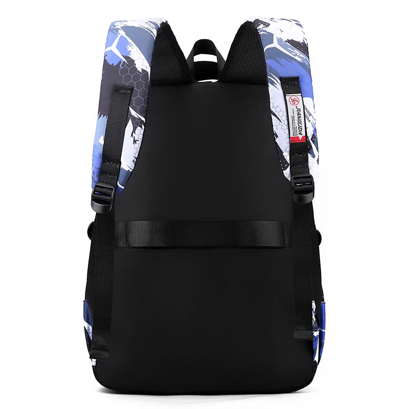 Zaino scolastico impermeabile in nylon, 42 cm, dai 3 ai 9 anni – dettaglio 1