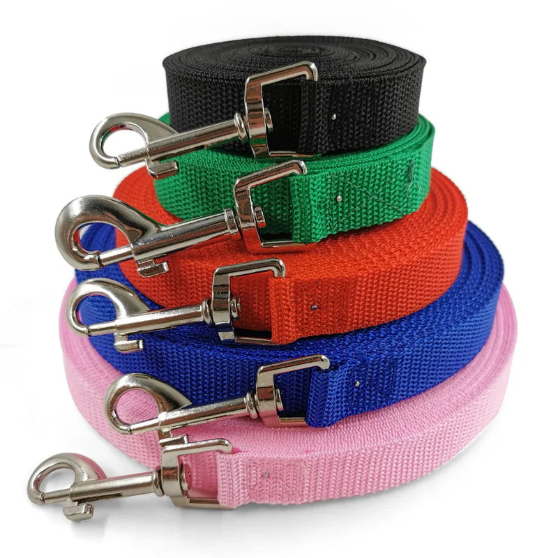 Guinzaglio per Cani in Nylon da 10M 20M 30M, Corda di Trazione Lunga per Addestramento e Passeggio, per Cani Piccoli e Grandi