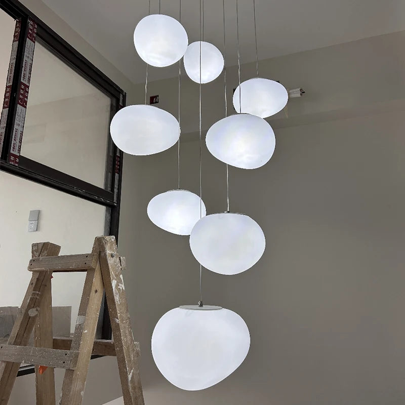 Lampadario nordico per scale e sale da pranzo, da 6 a 15 luci – dettaglio 4