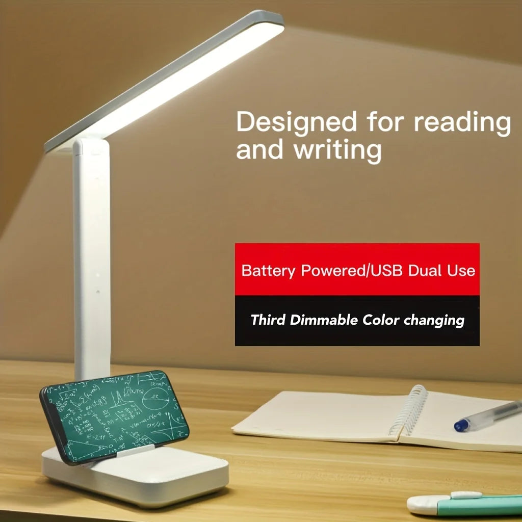 Lampada da Scrivania Pieghevole con Ricarica USB