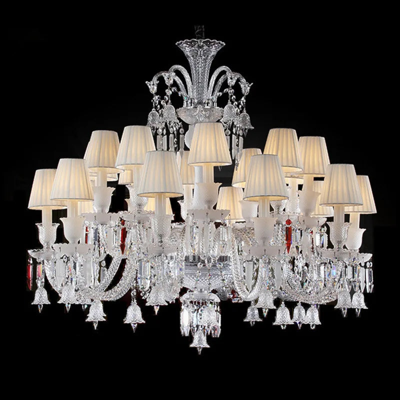 Lampadario grande in cristallo a LED, da 6 a 12 luci – dettaglio 3