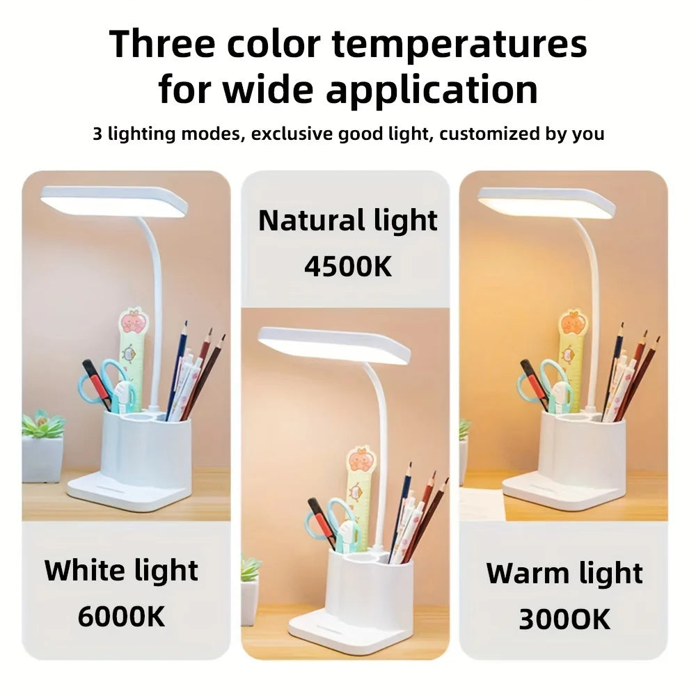 Lampada da Scrivania LED USB per Lettura e Studio