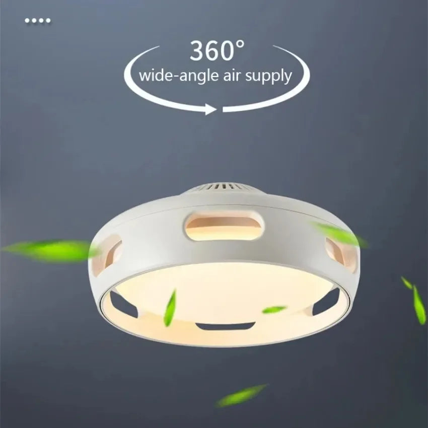 Ventilatore da soffitto a pale invisibili con luce e telecomando – dettaglio 3