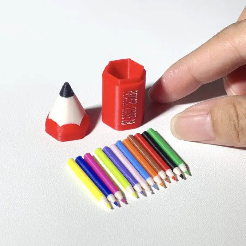 Mini matite in miniatura per casa delle bambole, 10 o 12 pezzi – foto 11