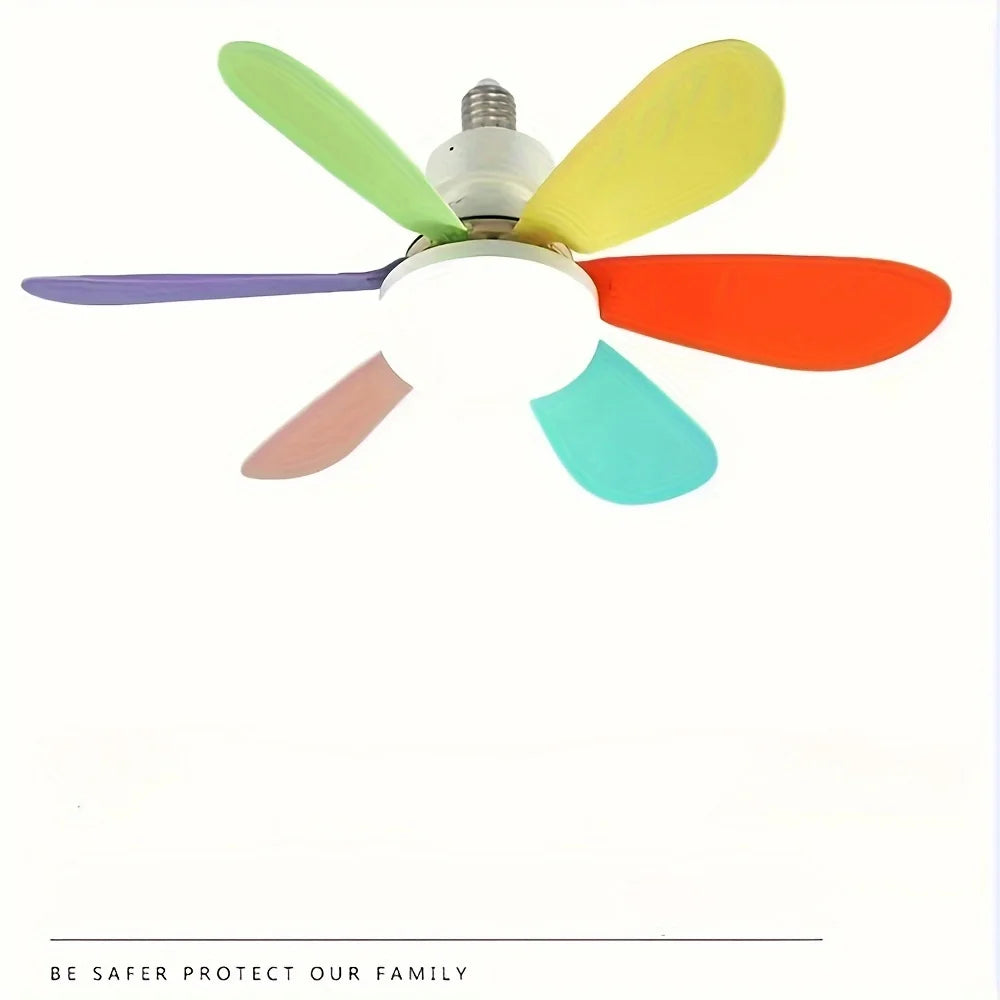 Ventilatore da soffitto 40 o 52 cm con luce e telecomando – dettaglio 3