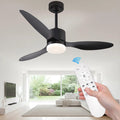 Ventilatore da soffitto a 3 pale con luce LED, 42 o 52 pollici – dettaglio 6