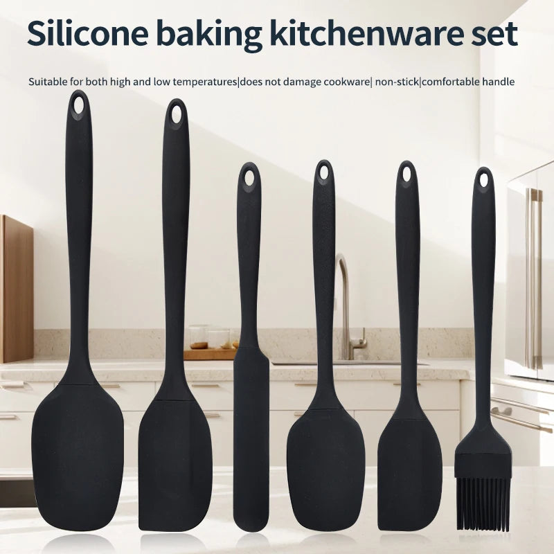 Set 6 Utensili da Cucina in Silicone per la Cottura