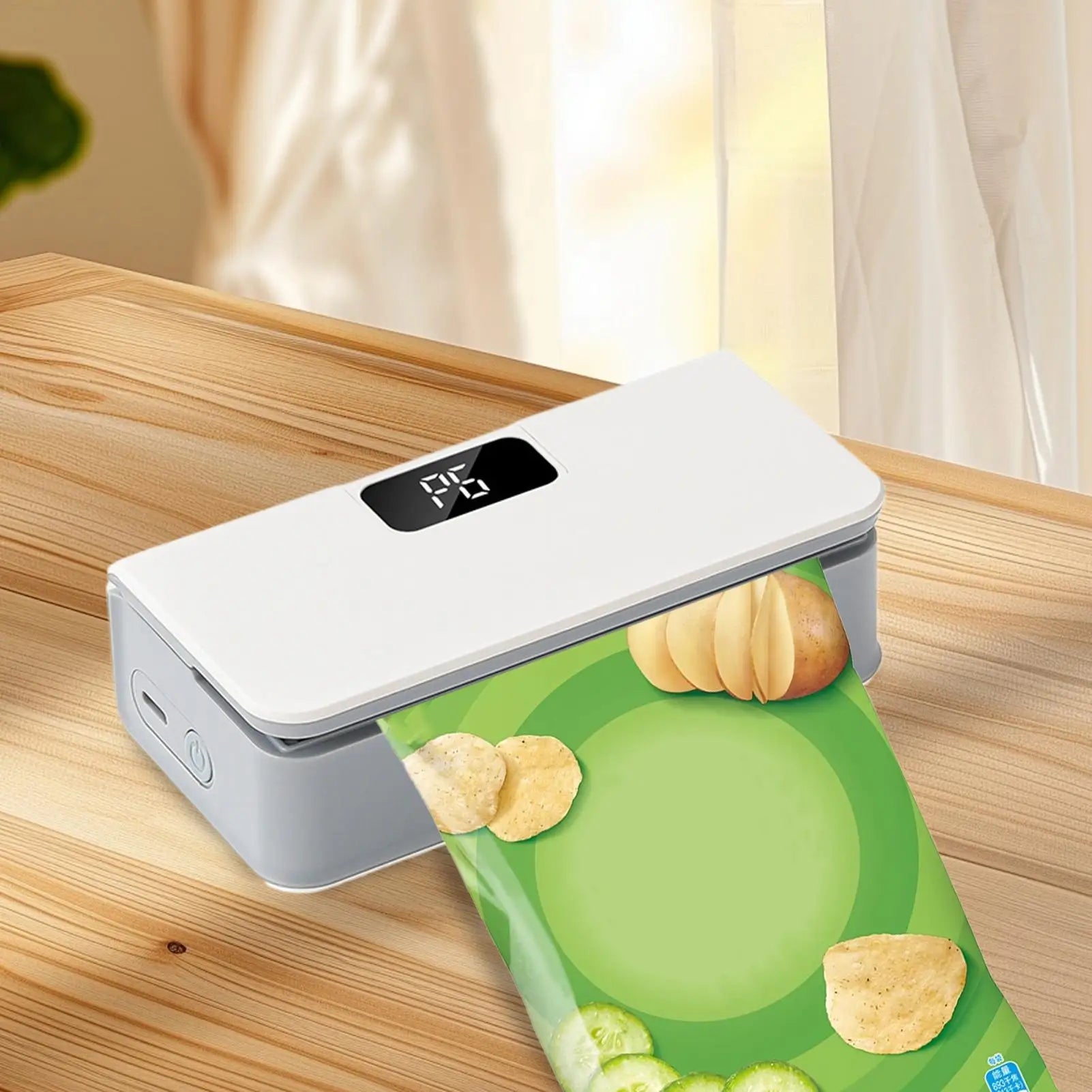 Sigillatrice e taglierina per sacchetti con magnete da frigo – dettaglio 3