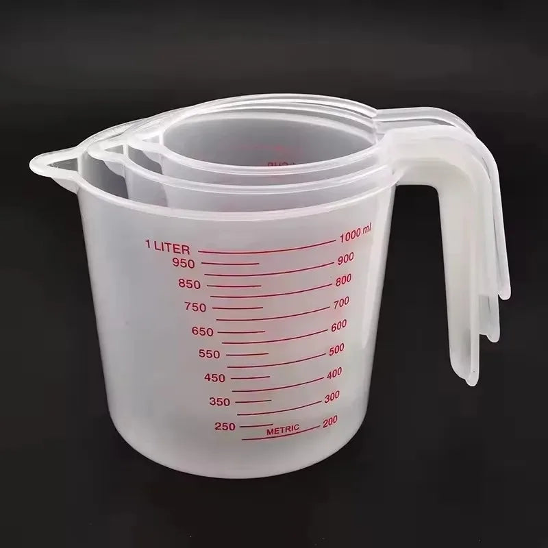 Set 3 caraffe graduate in PVC da 250, 500 e 1000 ml – dettaglio 4