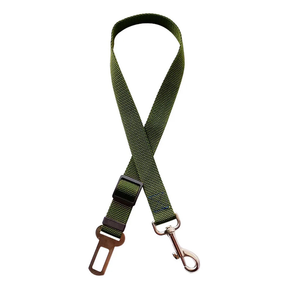 Imbracatura da auto per cani in nylon riflettente e regolabile – dettaglio 8