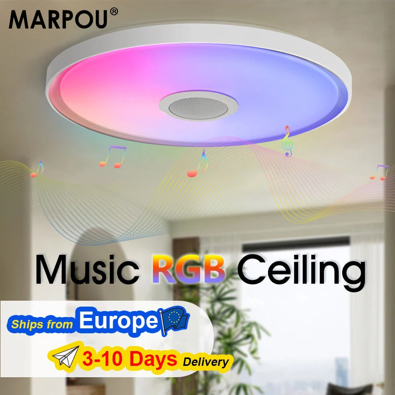 Plafoniera Moderna a LED RGB con Telecomando e APP