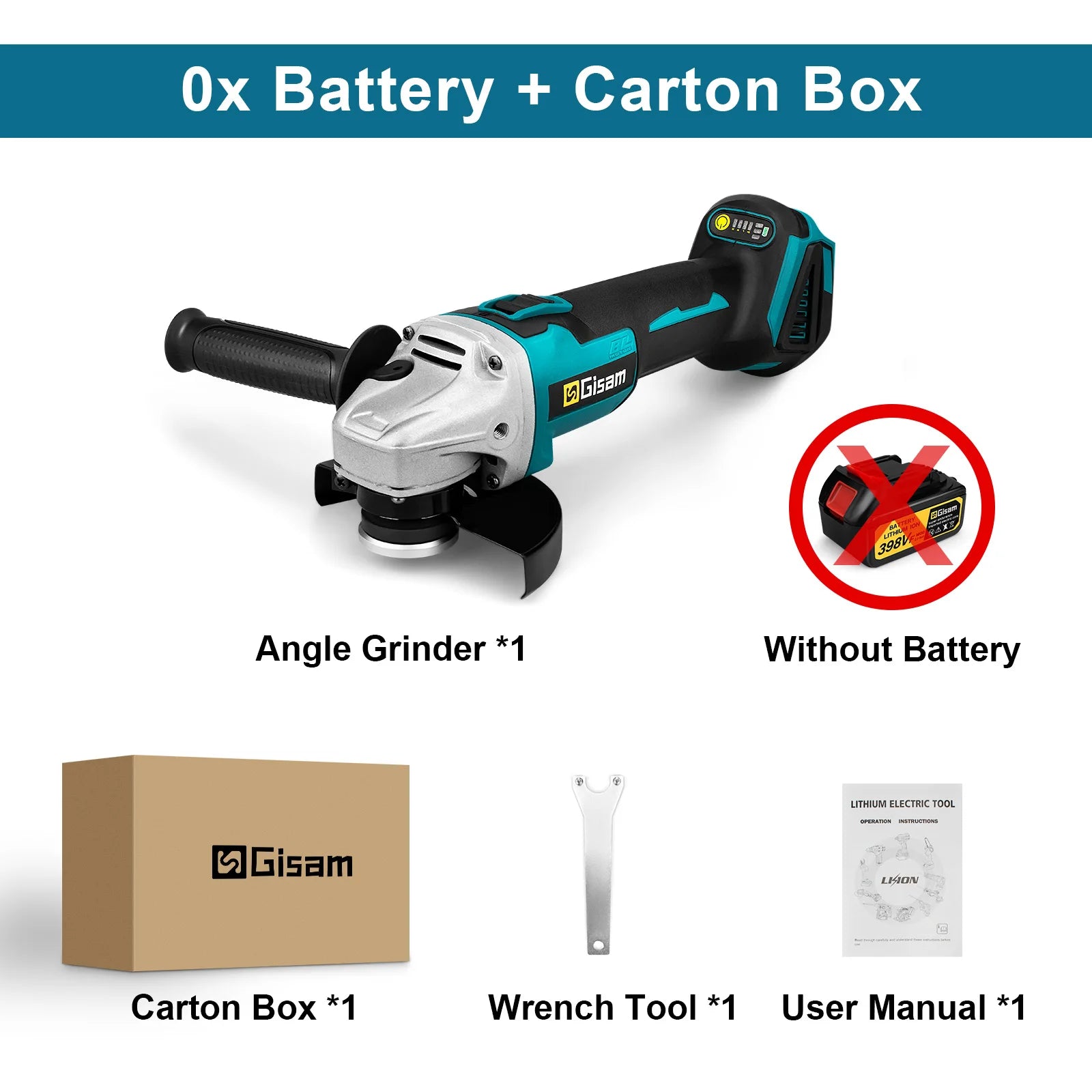 Smerigliatrice angolare a batteria 125 mm con attacco M14 – dettaglio 7