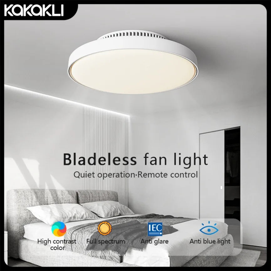 Ventilatore da soffitto senza pale con luce LED regolabile